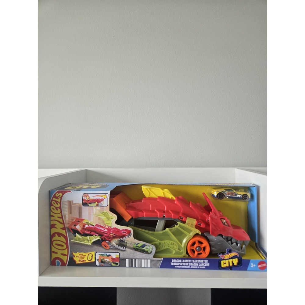 Hot Wheels Dragon Launch Transporter 1:64 Truck Diecast Play Set